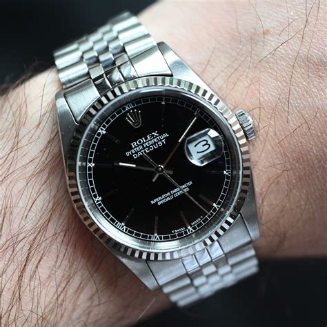 rolex datejust 16234 leather|rolex datejust price guide.